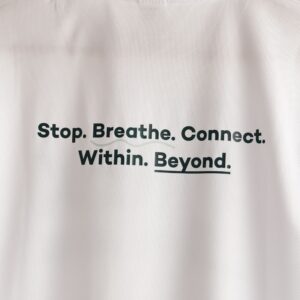 Canottiera Stop, breath, connect